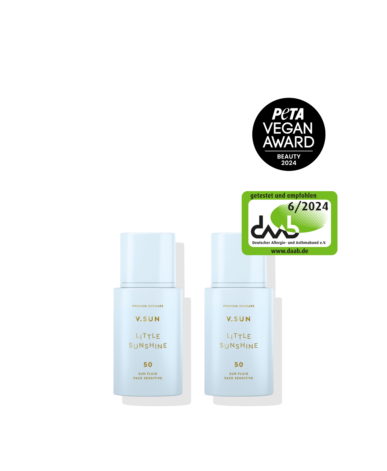 SUN CREAM FACE SPF 50 PERFUME FREE DOUBLE SET