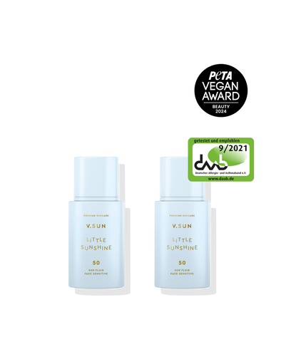 SUN FLUID SPF 50 PERFUME FREE DOUBLE SET