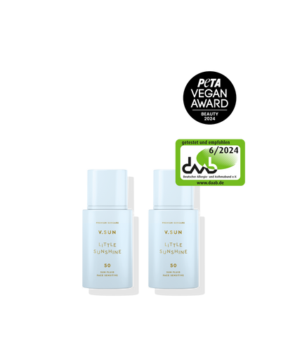 SUN FLUID SPF 50 PERFUME FREE DOUBLE SET
