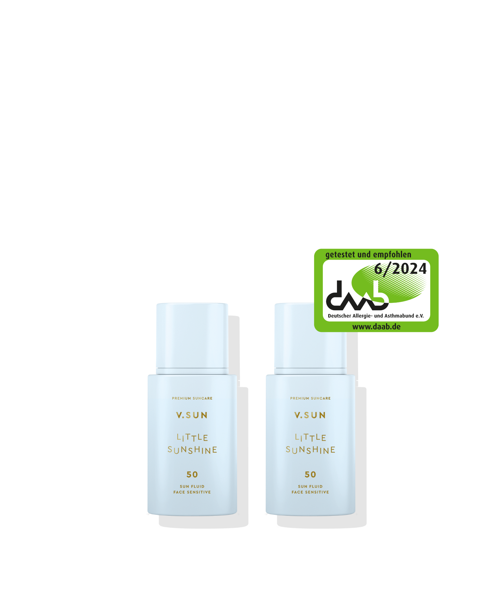 SUN CREAM FACE SPF 50 PERFUME FREE DOUBLE SET 