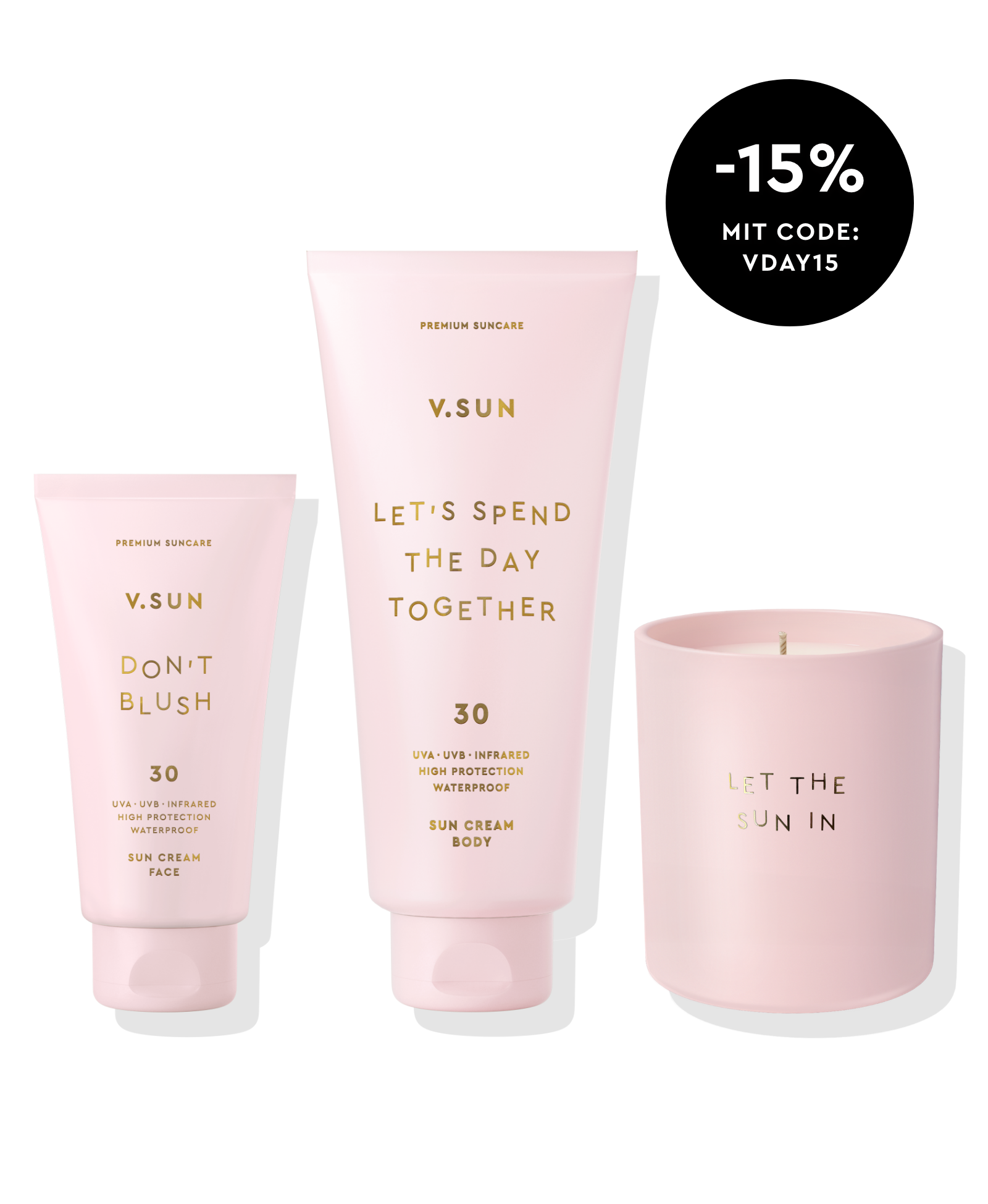 SUN CREAM FACE SPF 50 PERFUME FREE DOUBLE SET 