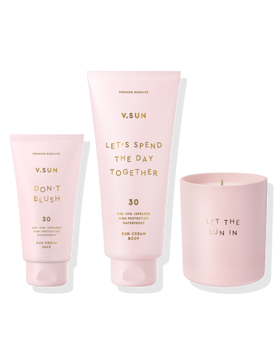 SUN CREAM FACE SPF 50 PERFUME FREE DOUBLE SET 