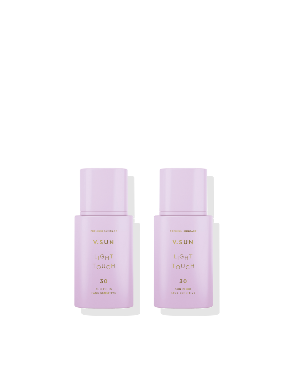 SUN FLUID SPF 30 PERFUME FREE DOUBLE SET