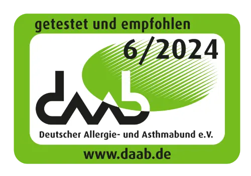 V.SUN wird getestet und empfohlen durch den Deutschen Allergie und Asthmabund