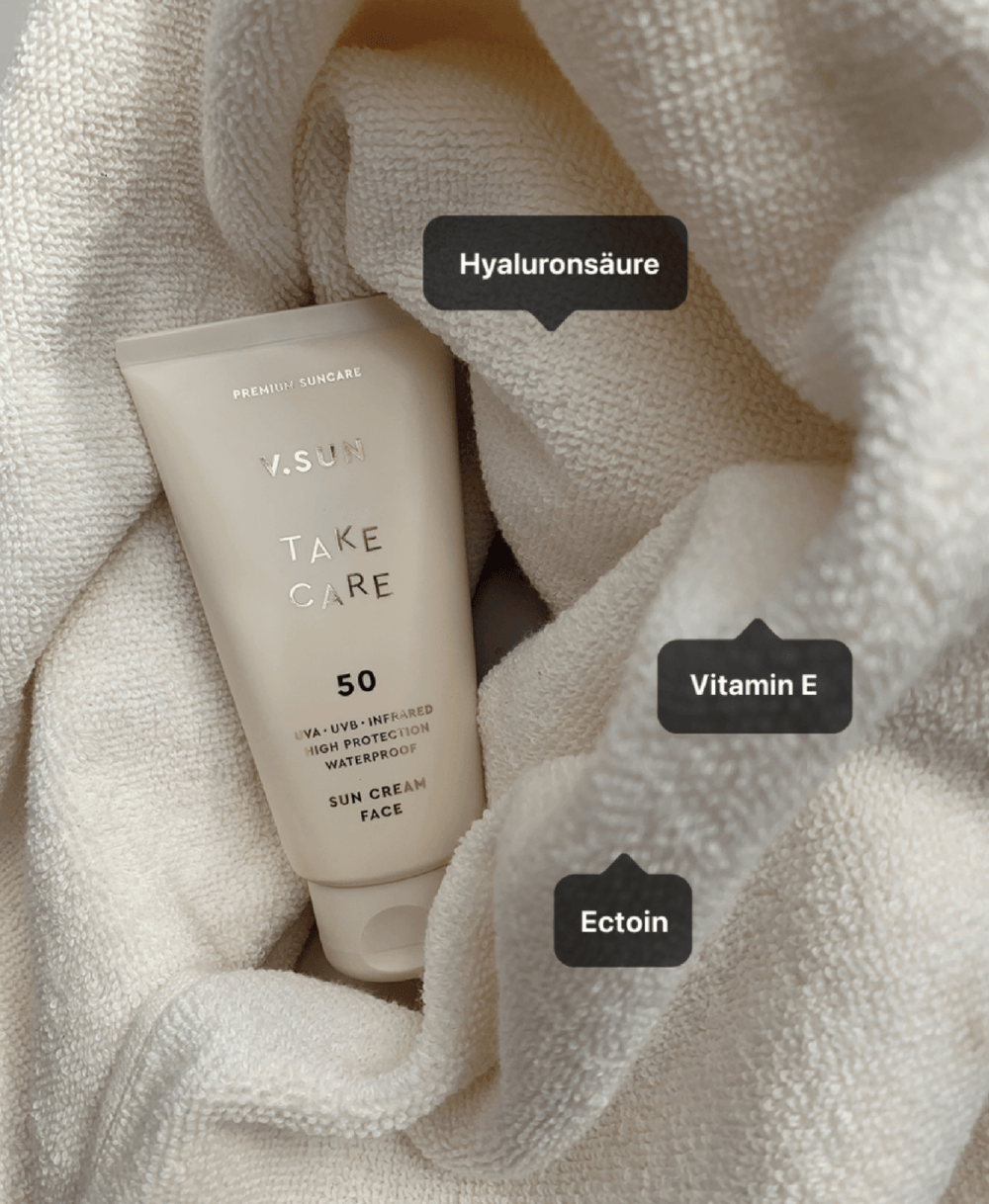 Enthält Hyaluronsäure, Vitamin E und Ectoin